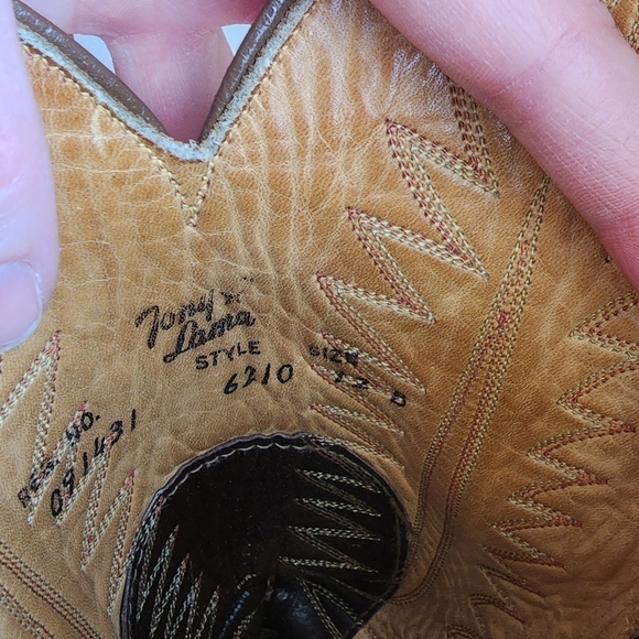 Tony Llama Men's Boot 12B - Picture 12 of 13
